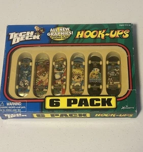 Vintage Tech Deck Hookups 6-pack Jeremy Klein Hook Ups Anime Girl Skateboard HTF - Picture 1 of 2