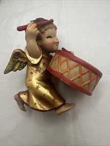 Anri Himmlischer Trommler Engel Weihnachtsschmuck Italien #275 - Bild 1 von 10