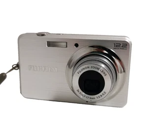 Fujifilm Digital Camera FinePix J38 12.2MP Silver Tested And Working - Picture 1 of 22