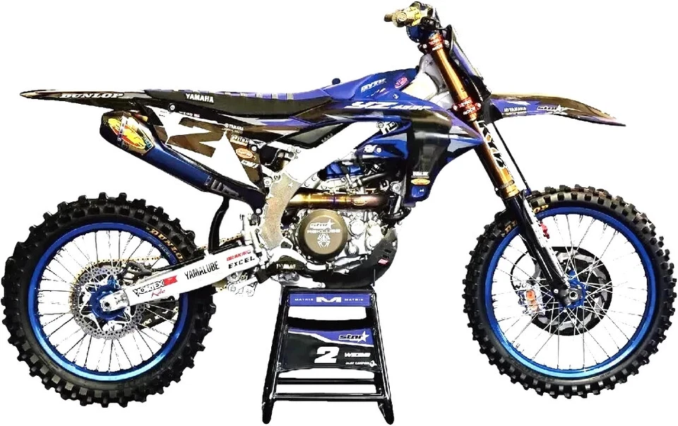 Cooper Webb #2 Star Yamaha YZ450F Motocross MX Bike Diecast Model Toy 1:6 LARGE - Image 1 of 3