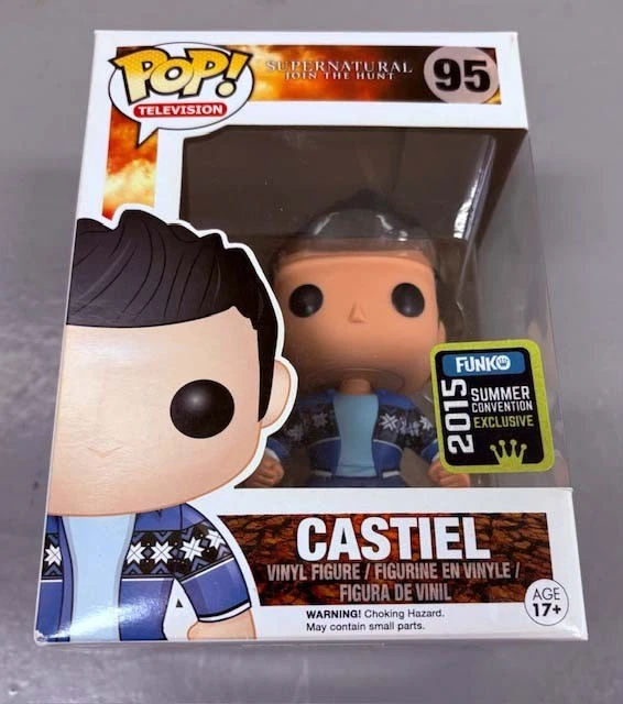 Nuevo Suéter Funko Pop TV 95 Castiel Sobrenatural Abovedado SDCC 2015 Exclusivo Foto 1 de 4