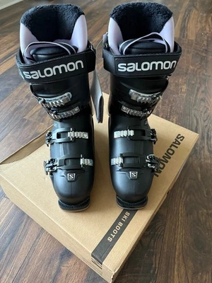 Новый Salomon выбрать 80 женщин черный / лаванда - Mondo 25/25,5 - Изображение 1 из 3