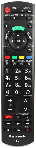 PANASONIC Remote Control Original – TX-L55ET5E, TX-L55ET5Y, TX-L55ETW5 - Image 1 of 1