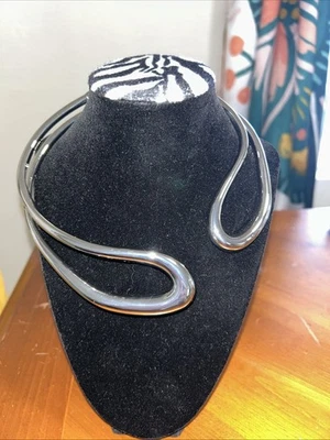 NWT Natasha Asymmetrical Choker Style Statement Necklace 18” - Image 1 of 3