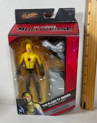 DC Comics Multiverse Reverse Flash Figure & BAF Justice Buster Pieces SEALED BOX - Image 1 of 4