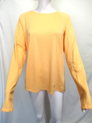 Adidas Golf Talla XL Para Mujer Color Melocotón Texturizado Pullover Manga Larga Camiseta Foto 1 de 4