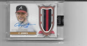 2024 TOPPS DYNASTY CHIPPER JONES AUTO 3 COLOR PATCH AUTOGRAPH # 5/10 BRAVES - Picture 1 of 1