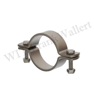 Edelstahl 154mm Rohr Rohrschelle Schelle O. Schaft DN150 - Bild 1 von 1