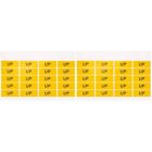 40 Pcs Pvc Self-adhesive Stickers Decal for Bedroom Equipment Caution Labels