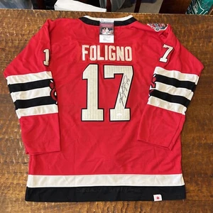 Nick Foligno Signed Chicago Blackhawks Jersey JSA Coa Autographed - Picture 1 of 6