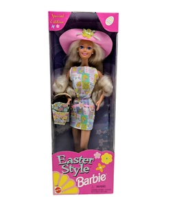 1997 Mattel Barbie Special Edition Easter Style Doll 17651 - Picture 1 of 2