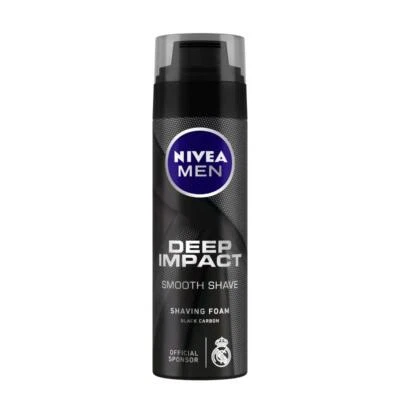 NIVEA MEN Shaving, Deep Impact Smooth Shaving Foam, 200ml Free Shipping - image 1 of 4