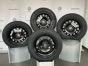 Original VW Skoda 16 Zoll Stahl Winterkomplettradsatz T-Cross Taigo Kamiq - Bild 1 von 9