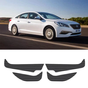 Carbon Fabric Inside Door Panel Anti Scratch for 10/2014-2018 Hyundai LF Sonata - Picture 1 of 11