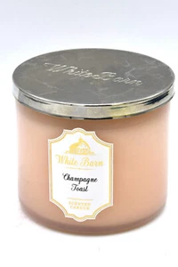 Champagne Toast White Barn Bath  Body Works 3 Wick Candle - Picture 1 of 2