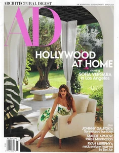 Architectural Digest Magazine Sofia Vergara Hollywood at Home Johnny Galecki - Picture 1 of 12