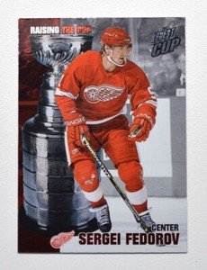 2002-03 Pacific Quest For the Cup Raising the Cup #5 Sergei Fedorov