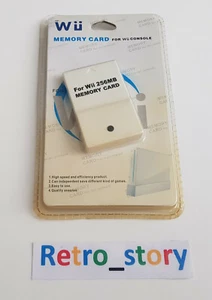 Nintendo Wii - Memory Card 256 MB - NEUF / NEW - Picture 1 of 3