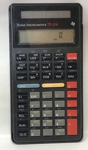 Texas Instruments TI-34 Scientific Calculator with Cover - Picture 1 of 2