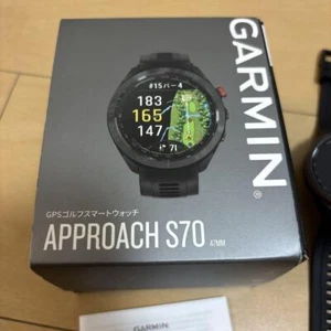 Garmin Approach S70 47 mm Negro Golf GPS Reloj Color AMOLED Rastreador de Distancia Usado - Imagen 1 de 14