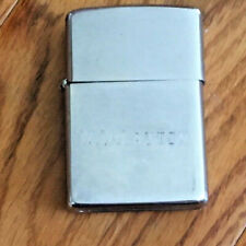 Vintage 1969 Brushed Chrome Zippo Lighter w/Engraved Name - Fair Condition