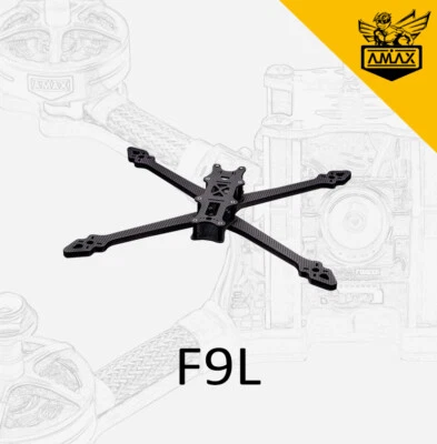 F9L 9'' Carbon Frame HD Vista DJI FPV Freestyle Long Range Quad Race Drone AMAX - Bild 1 von 4
