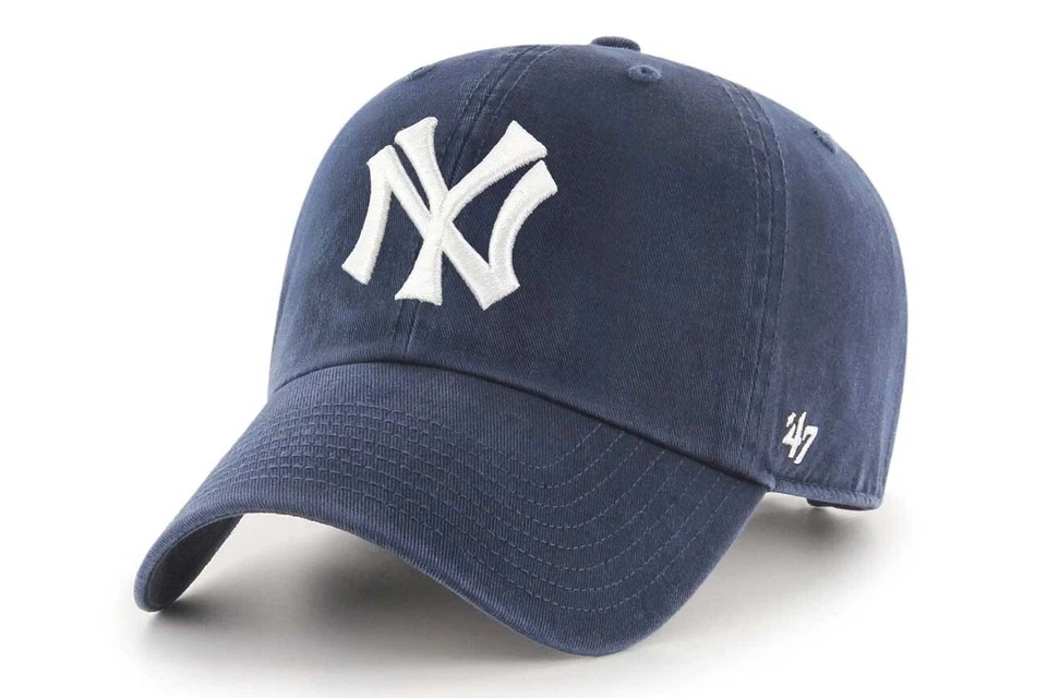 47 York Yankees Clean up Hat Cap Vintage Navy/white