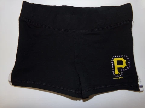5th and Ocean Genuine MLB Pittsburg Pirates Shorts Rhinestones Womens Size 12 Cover