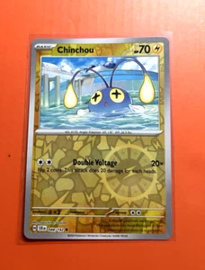Chinchou 048/142 Sv07 Stellar Crown Reverse Holo Card NM Condition - Picture 1 of 2
