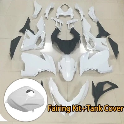 Kit de carrocería de carenado sin pintar + cubierta de tanque para Kawasaki Ninja 400 2018-2023 EX400 19 Foto 1 de 4