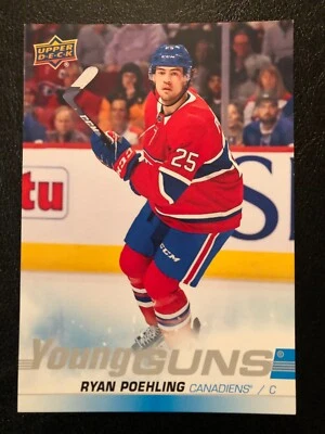 2019-20 Upper Deck Young Guns Jumbo Ryan Poehling Oversize Hockey Rookie Card - Image 1 of 2