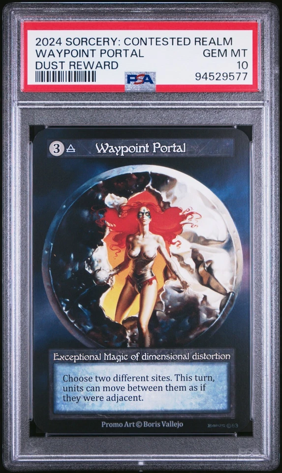 2024 Sorcery Contested Realm Dust Reward Waypoint Portal PSA 10 #9577 - Image 1 of 2