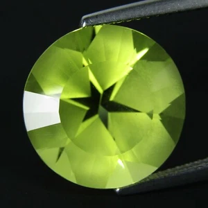 11.57Cts Deluxe Natural Lemon Quartz Round Star Cut Loose Gemstone Ref VDO - Picture 1 of 2