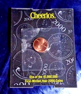 Centavo Cheerios Lincoln 2000 1 de 10 millones de millones de millones de dólares envío con caja plana #5 Foto 1 de 4