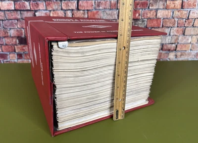 Huge lot in binder of Briggs & Stratton Service + Parts Manuals - Image 1 of 4