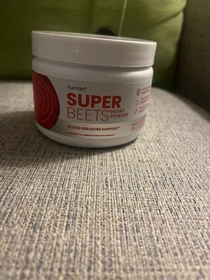 HUMANN 超级甜菜心脏粉血压支持,5.3 盎司 — 第 1/3 张图片
