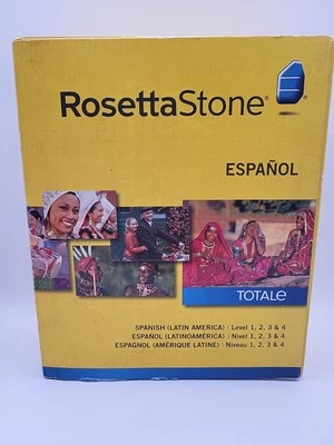 Rosetta Stone Espanol Spanish (Latin America) Level 1,2,3, And 4.  Version 4 NIB - Image 1 of 4