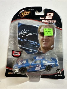 Rusty Wallace #2 NASCAR 2005 Dodge Charger 1:64 Scale DieCast W/Hood Magnet New - Picture 1 of 2