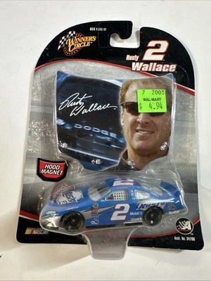 Rusty Wallace #2 NASCAR 2005 Dodge Charger 1:64 Scale DieCast W/Hood Magnet New - Image 1 of 2