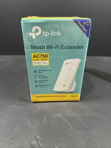 New TP-LINK AC750 750Mbps Mesh WiFi Range Extender Dual Band (5 & 2.4 GHz) RE220 - Picture 1 of 1