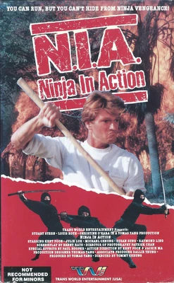 Ninja in Action (VHS, 1987) TransWorld Rare Video OOP HtF. FREE SHIPPING USA - Image 1 of 2
