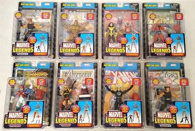 Lote de (8) figuras de acción de Marvel Legends Giant Man Series ToyBiz nuevas sin usar, en caja Foto 1 de 4