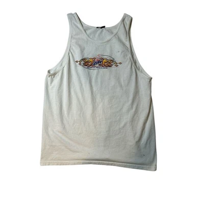 Vintage Nascar Tank Top Graphic Rusty Wallace 90s Medium M Miller #2 - Image 1 of 3