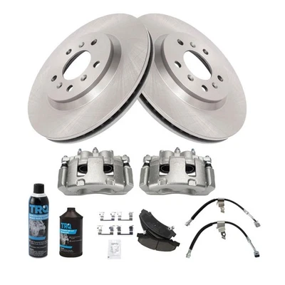 Front Brake Pad & Rotor Kit Ceramic Fits 2006-2011 Buick Lucerne - Image 1 of 4