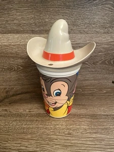 Pizza Hut 1991 Fievel Goes West Cowboy Hat Cup - Bild 1 von 6