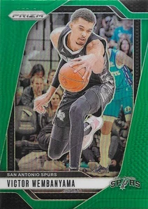 2024-25 Panini Prizm #172 Victor Wembanyama Green Prizm - Picture 1 of 2