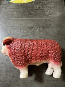 RARE Vintage 1940's Albert the Bull Carnival Chalkware Coin Bank Statue - Bild 1 von 14