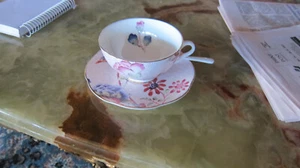 Royal Stoke Anna 16:00 British Style Tea Set  CUP  & SAUCER & SPOON - Bild 1 von 9