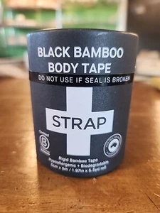 Gurt schwarz Bambus Körperband 5,5 Yards 1 Rolle von Patch - Bild 1 von 3