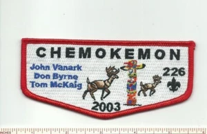 PARCHE WI DQ SCOUT BSA OA LODGE 226 TÓTEM DE QUIMIOKEMONIA SINNISSIPPI CNCL - Imagen 1 de 1